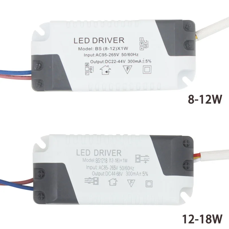 AC85-265V с драйвером постоянного тока для светодиода силового трансформатора трехцветный сегментный контроль балласта подходит для Светодиодный потолочный светильник