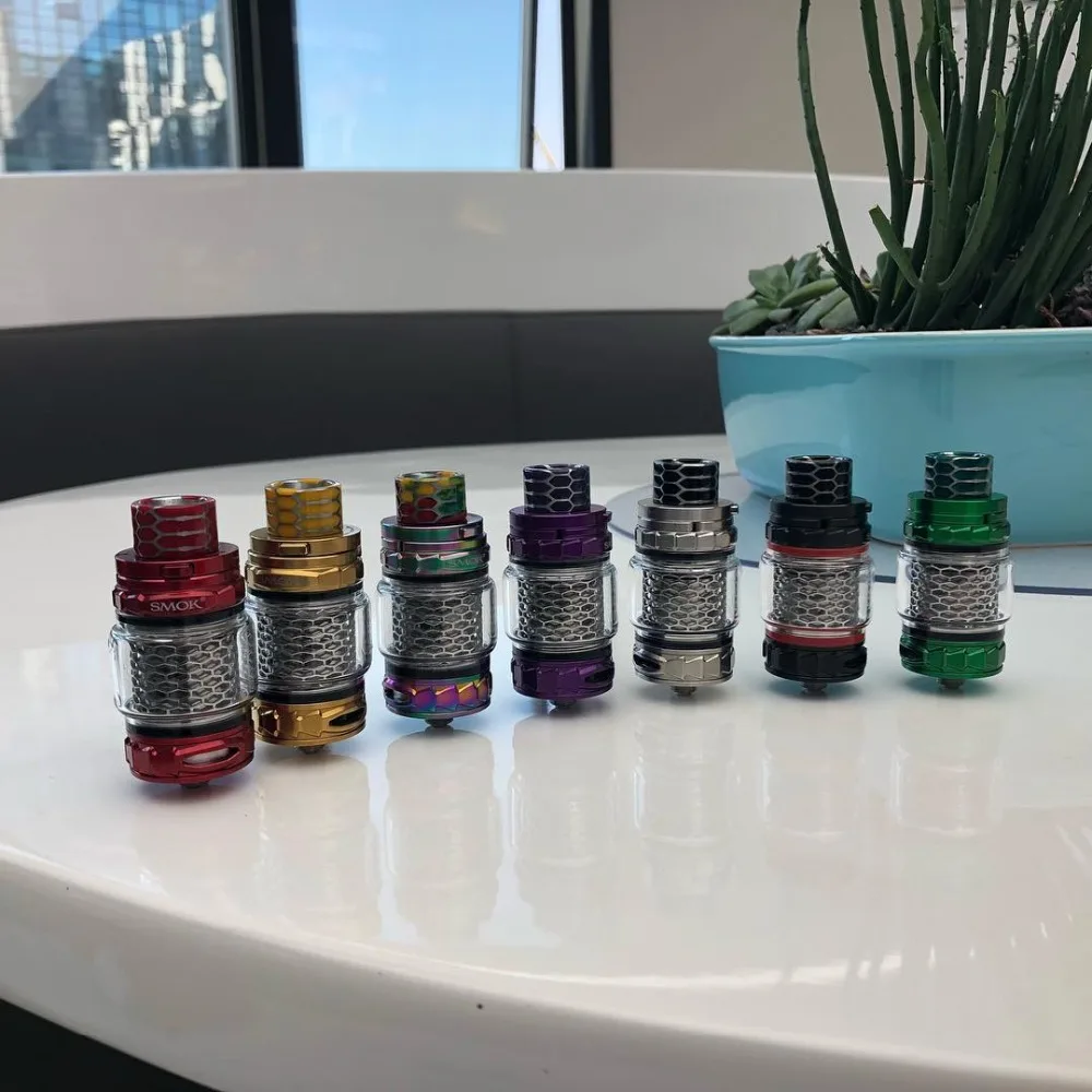 SMOK TFV12 Prince Cobra Edition 7 мл V12 полосы сетки катушки электронная сигарета распылитель