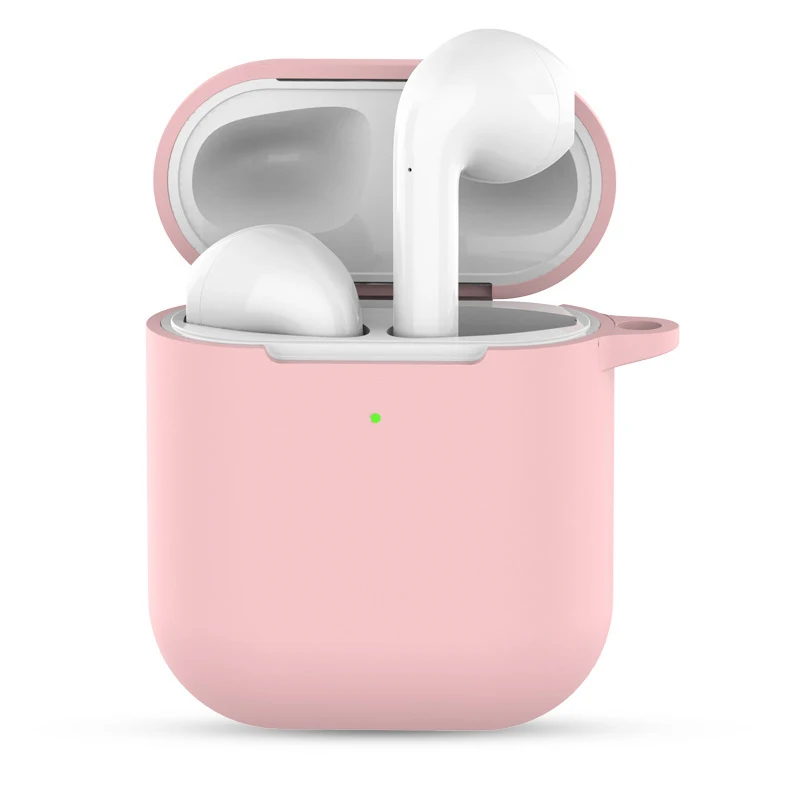 3 Чехол для наушников Apple AirPods 2 силиконовый чехол беспроводные Bluetooth наушники Air Pods защитный чехол для AirPod Silm чехол - Цвет: 3