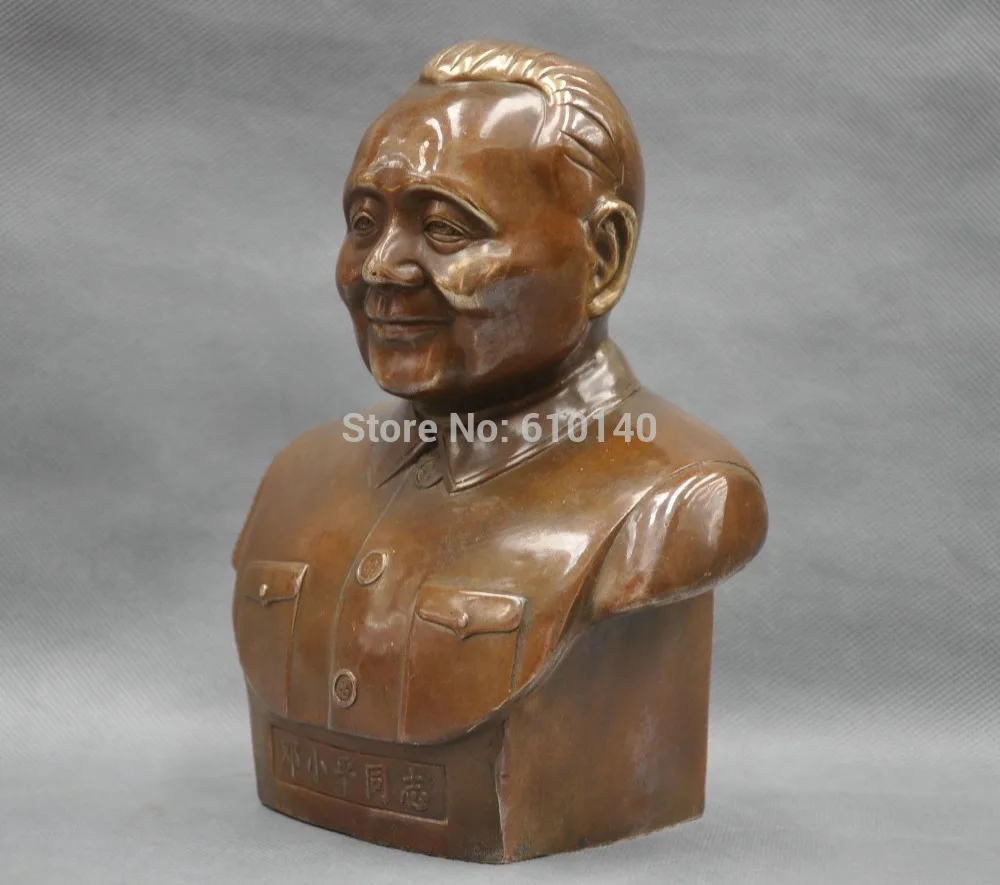 8 ''Китай Великий экс лидер Дэн Сяопин Бюст Бронзовая статуя|bust statue|statue of liberty