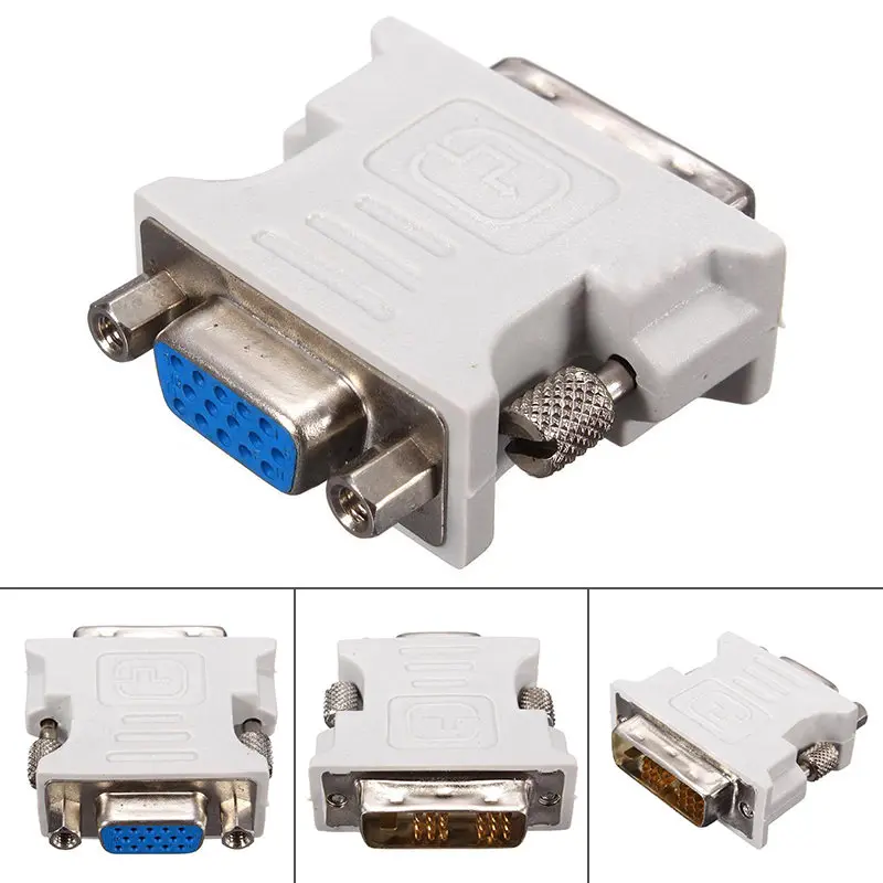 Mayitr 1 шт. профессиональный адаптер раньше VGA 18 + штырь DVI штекер на 15 штырьков