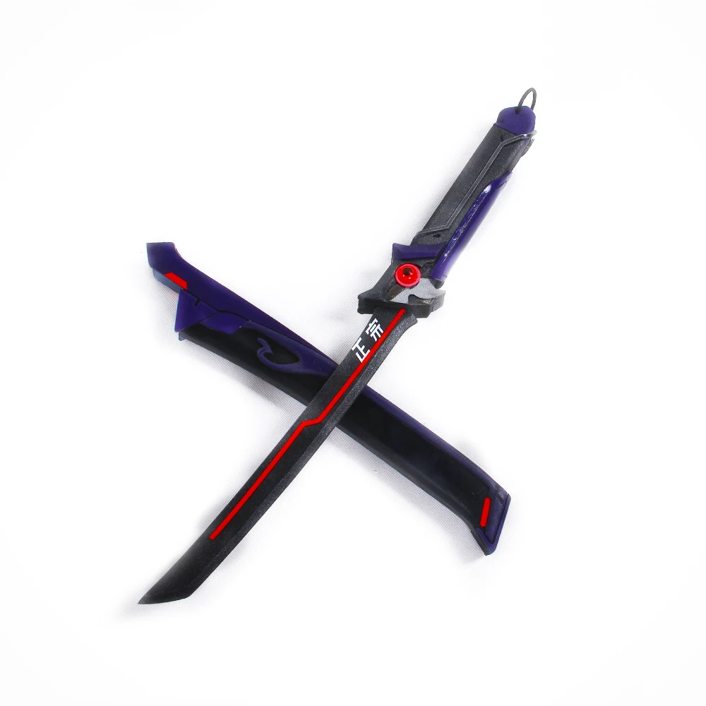 2" OW Genji ONI короткий меч в ножнах Косплей Prop-1839
