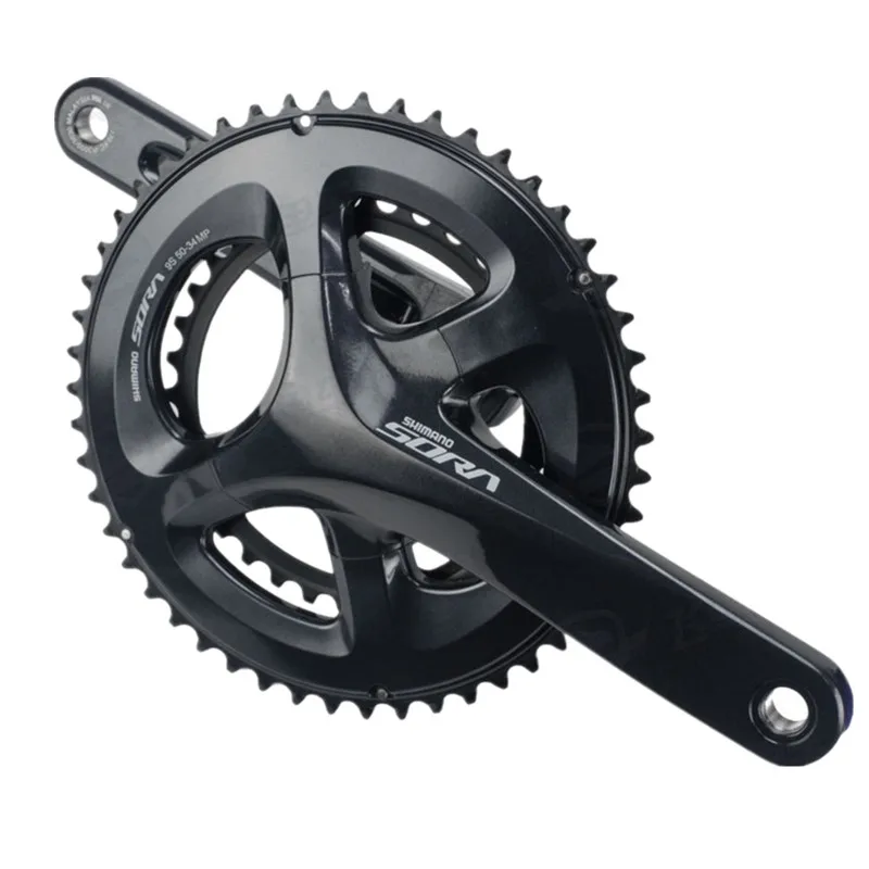 Shimano Сора FC R3000 2x9 Скорость Chainset шатуны 50 т/34 т кольца и 170 мм руки компактный Hollowtech 2