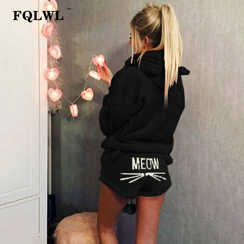 Пижамный комплект FQLWL из двух предметов женская одежда для сна фланелевые