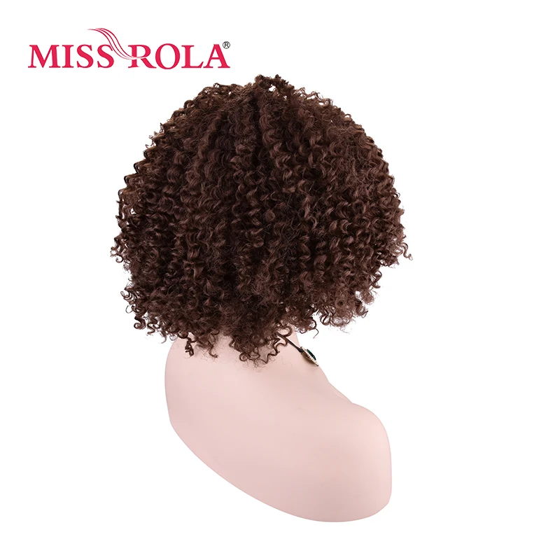 Синтетические кудрявые парики Miss Rola 4 # японские канекалоновые волокна женские 9