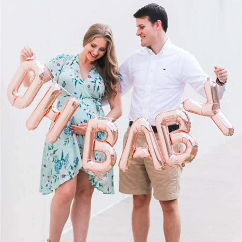 Воздушные шары из фольги с надписью OH BABY 16 дюймов 6 шт./лот