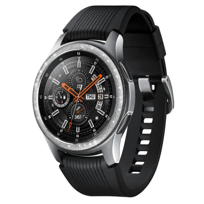 Ободок кольцо клейкая крышка против царапин нержавеющая сталь для samsung Galaxy Watch 46 мм/gear S3 NK-Shopping