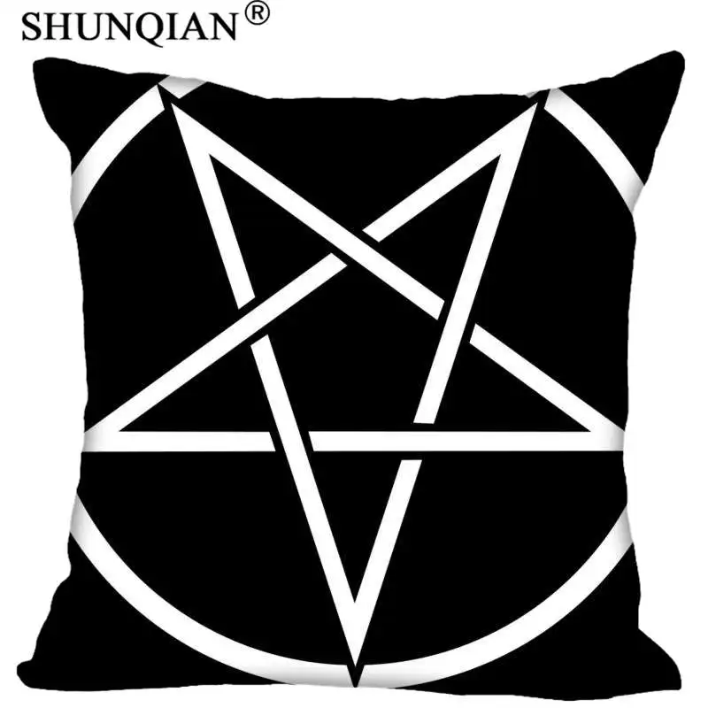 Высокое качество сатаны Стиль наволочка подушки квадратном каблуке на молнии