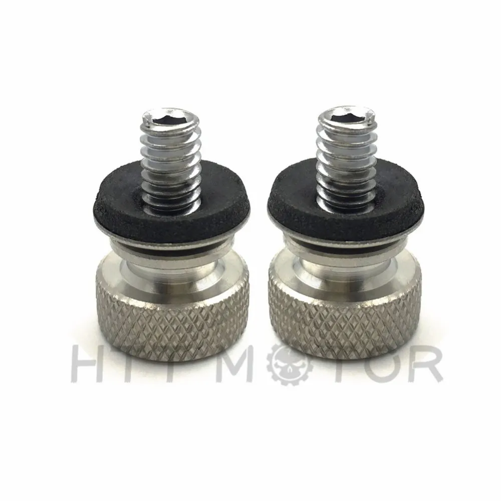 

Aftermarket free shipping motorcycle parts 2x For Harley Davidson Dyna Sportster Softail Billet Aluminum Seat Bolt CHROMED