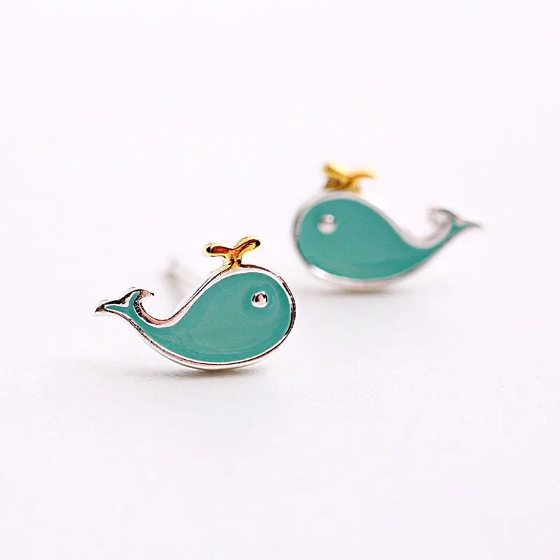 Женские гипоаллергенные серьги гвоздики из серебра 100% пробы|hypoallergenic stud earrings|fashion