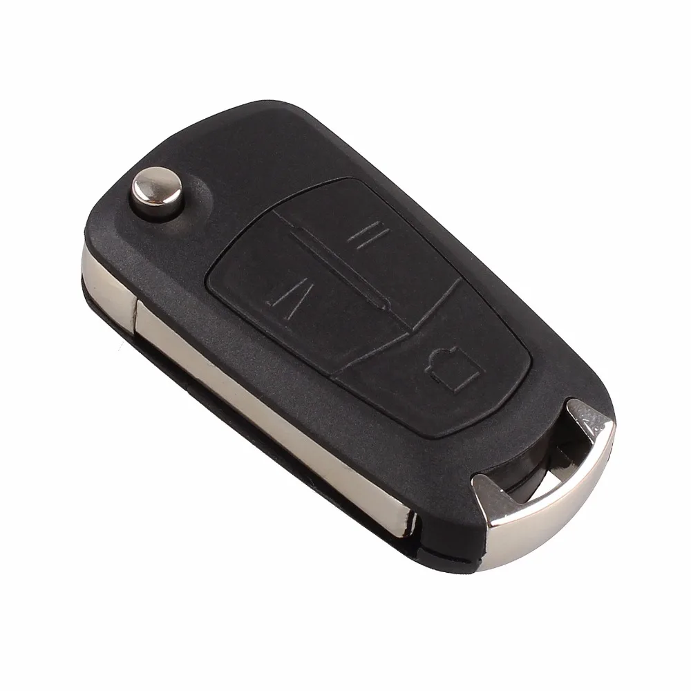 3 кнопки раскладной ключ с дистанционным управлением чехол Fob для Vauxhall Opel Vectra C 2002