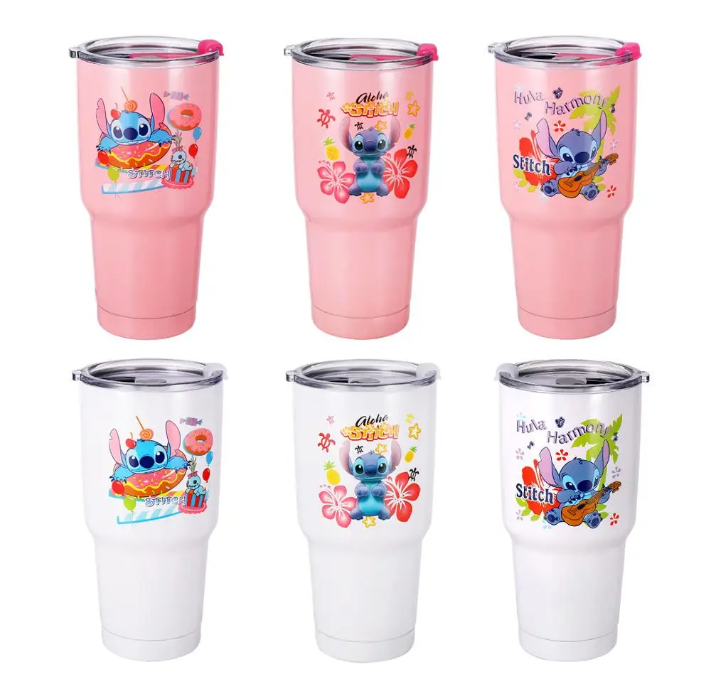 900 мл бутылка для воды из нержавеющей стали с мультяшным изображением Диснея