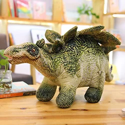 stegosaurus Гигантский спинозавр Трицератопс Рекс Стегозавр сейсмозавр Ассорти динозавр, игрушка Плюшевая Кукла динозавр мягкая игрушка детская коллекция - Цвет: stegosaurus