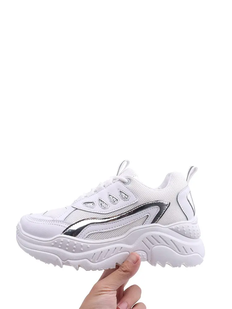 Mhysa Women Sneakers Fashion Casual Shoes Woman Comfortable Breathable Mesh Flats Female Platform vulcanized shoes T1092