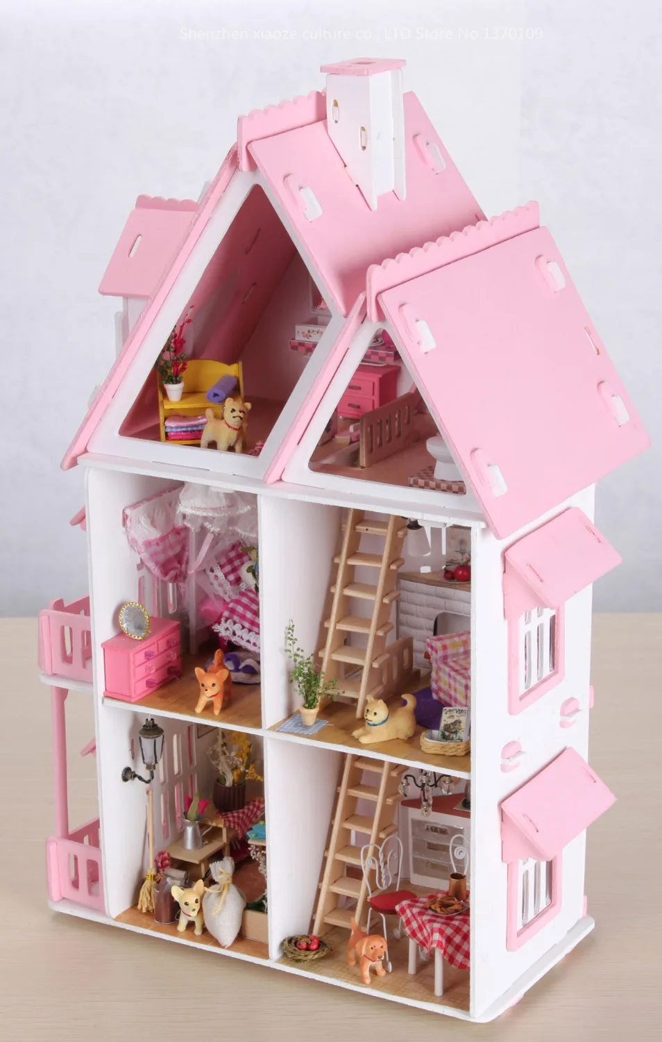 DIY Модель Саншайн Кукла Алиса дом Бесплатная доставка Сборная вилла для кукол