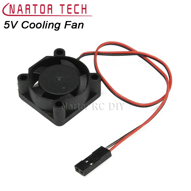5V DC вентилятор охлаждения для радиоуправляемого автомобиля Модель двигателя ESC 25