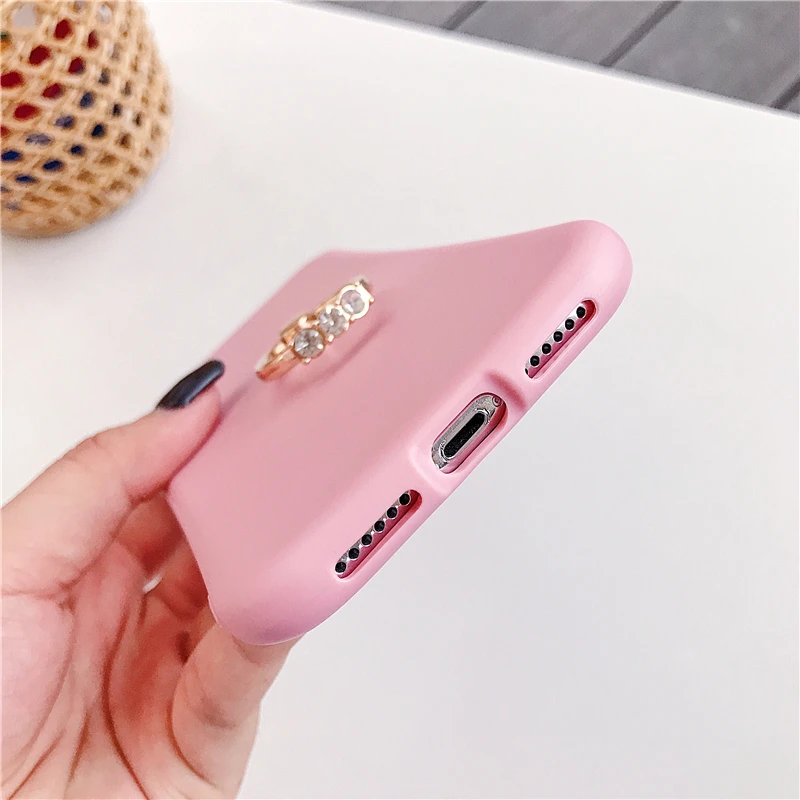 Конфеты Цвета вращая кольцо Пряжка Кронштейн чехол для телефона iphone XS Max X XR 6 S 7 8plus