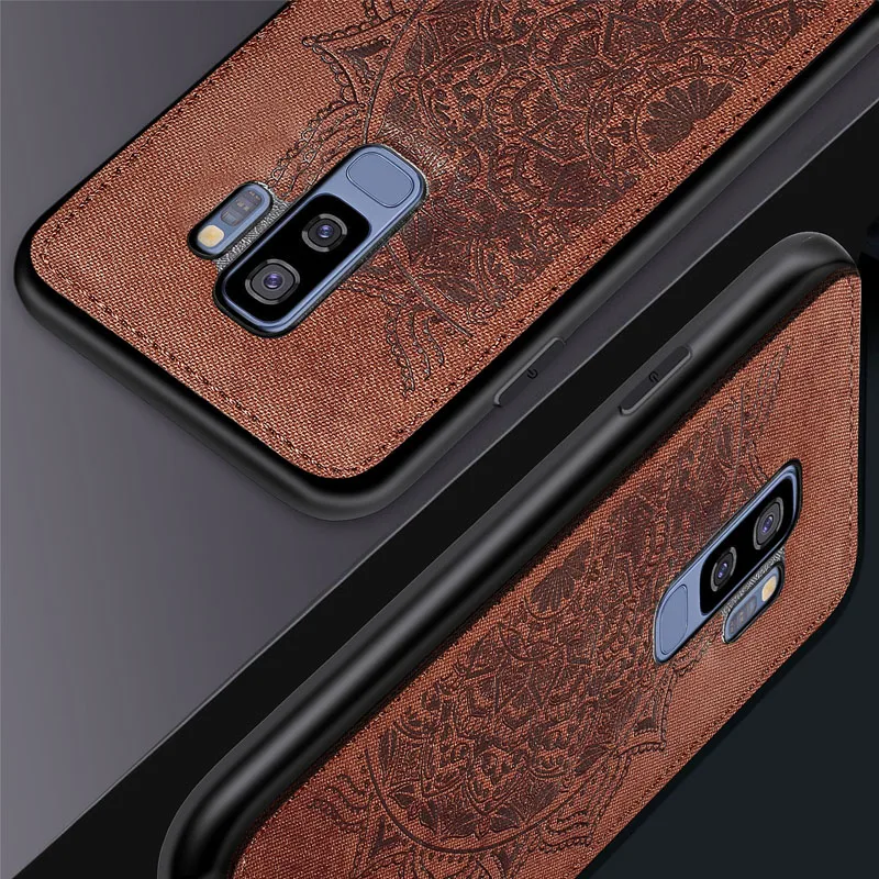Магнитный автомобильный чехол-держатель для Samsung Galaxy S9 Plus чехол тканевый