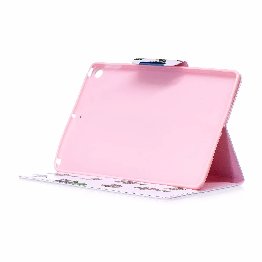 Чехол из искусственной кожи с мраморным рисунком для нового Apple iPad 9,7 / 5th/6th поколения A1822 A1893 с защитной пленкой для экрана