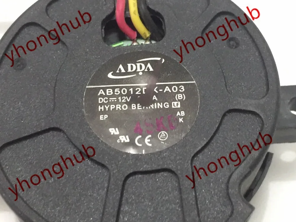 ADDA AB5012MX A03 Сервер охлаждающий вентилятор DC 12V 0.12A 50x50x20mm|blower fan|fan dcfan dc 12v |