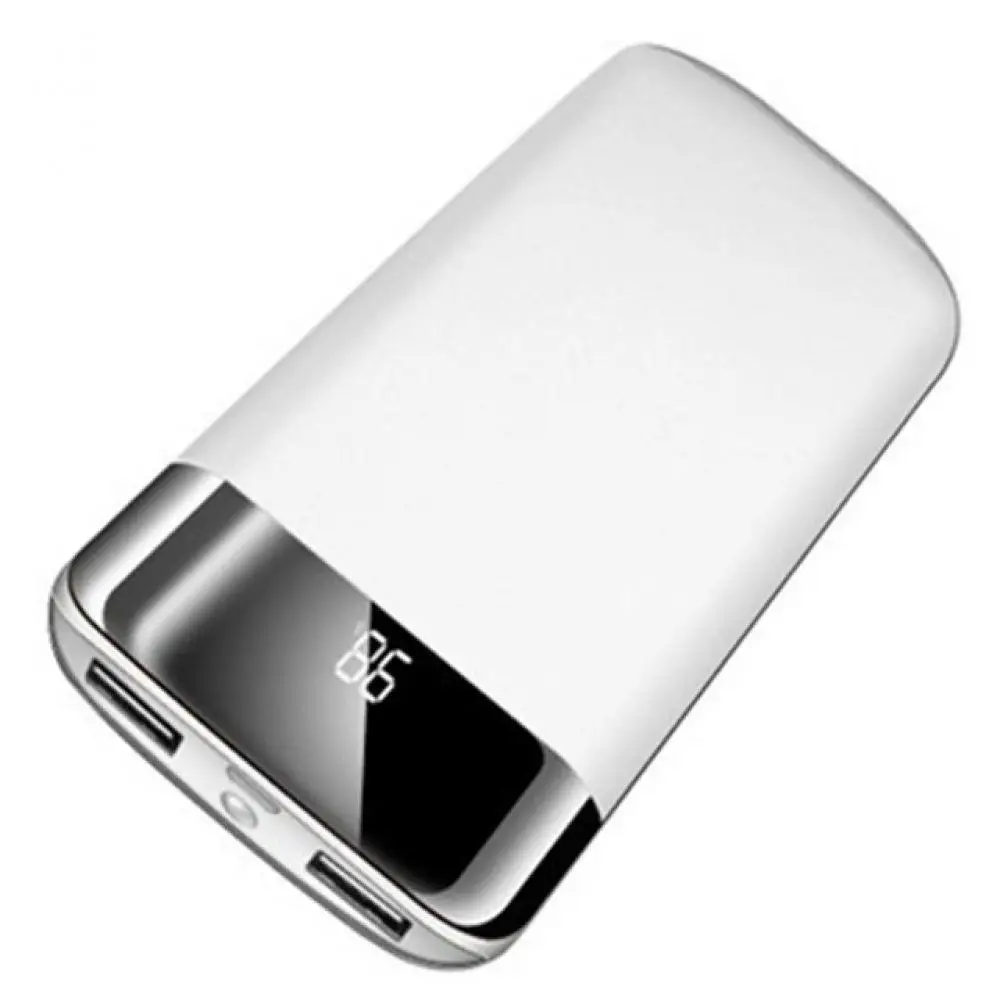 30000 мАч Внешний аккумулятор повербанк 2 USB LED портативное зарядное устройство для