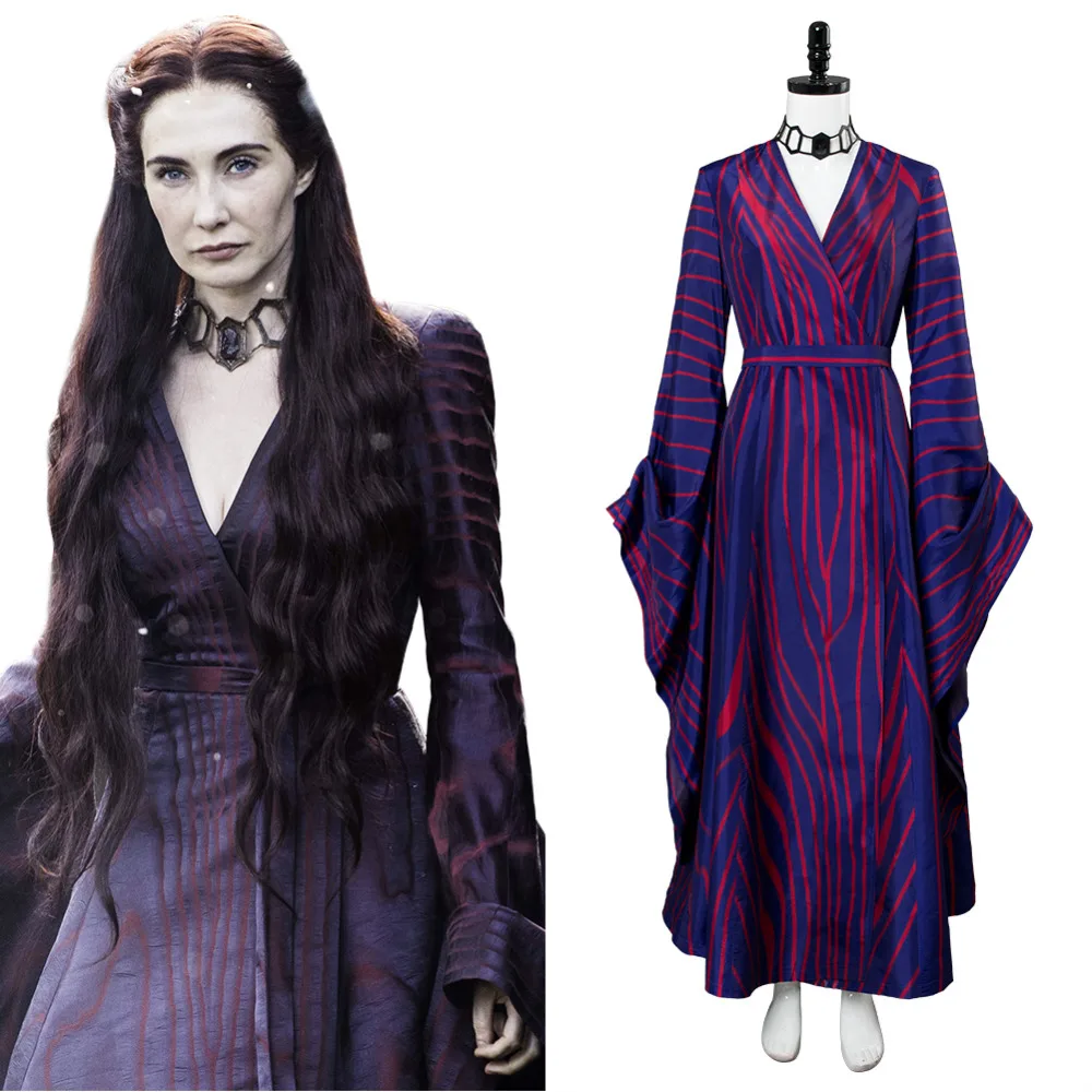 Игра престолов косплэй Melisandre костюм красный женский костюм для косплея платье на Хэллоуин для взрослых Карнавальная вечерние платье ведьмы Халат