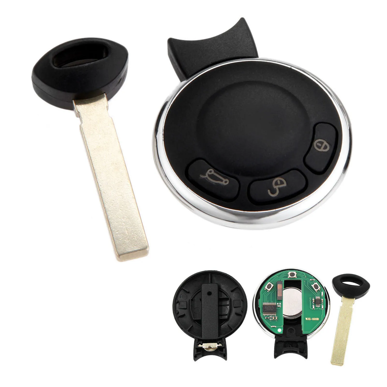 Yetaha 3 кнопки смарт дистанционные брелки для ключей BMW Mini Cooper R50 R53 2007 2008 2009 2010 2012 2013