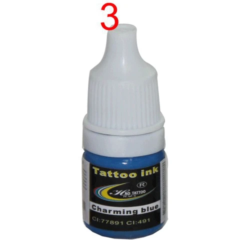 5pcs Charming Blue tattoo permanent makeup 5ml pigment ink colors | Красота и здоровье