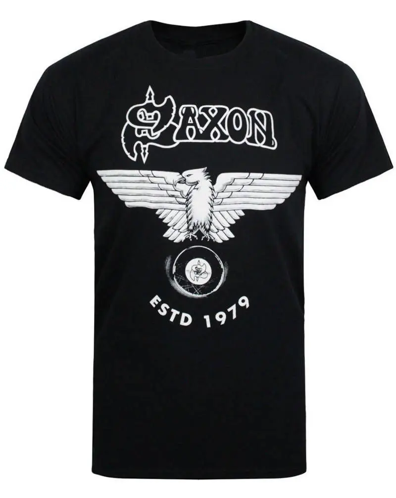 Летние топы мужская Официальный Саксон круглым вырезом короткий рукав модные