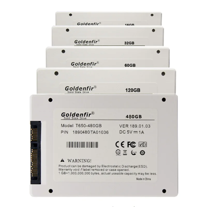 Goldenfir SSD 1 ТБ жесткий диск для ноутбука 960 ГБ 500 Гб 480 240 120 внутренний ПК Sata 3