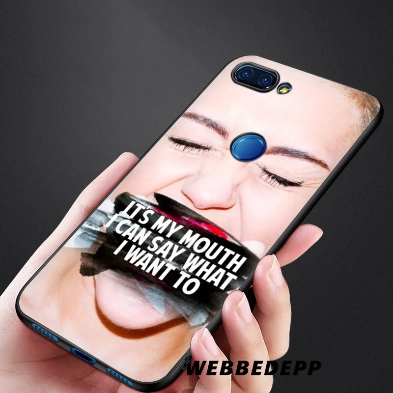 Мягкий силиконовый чехол WEBBEDEPP Miley Cyrus для Xiaomi Redmi Note 7 6 6A 5 4 4X 4A S2 Plus Pro Lite Go |