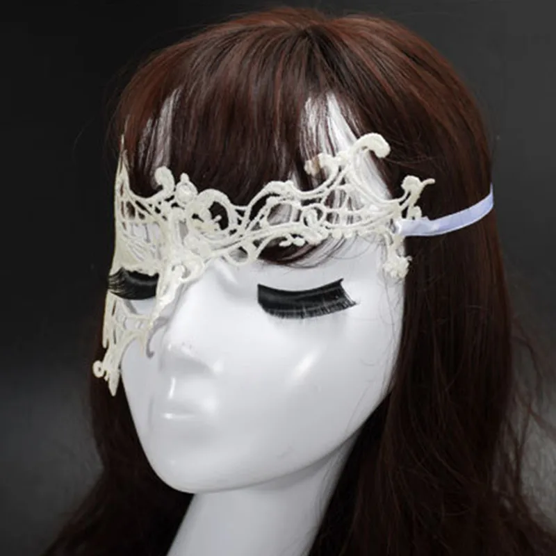 Необычная модная женская кружевная полумаска для лица ночного клуба и танцев