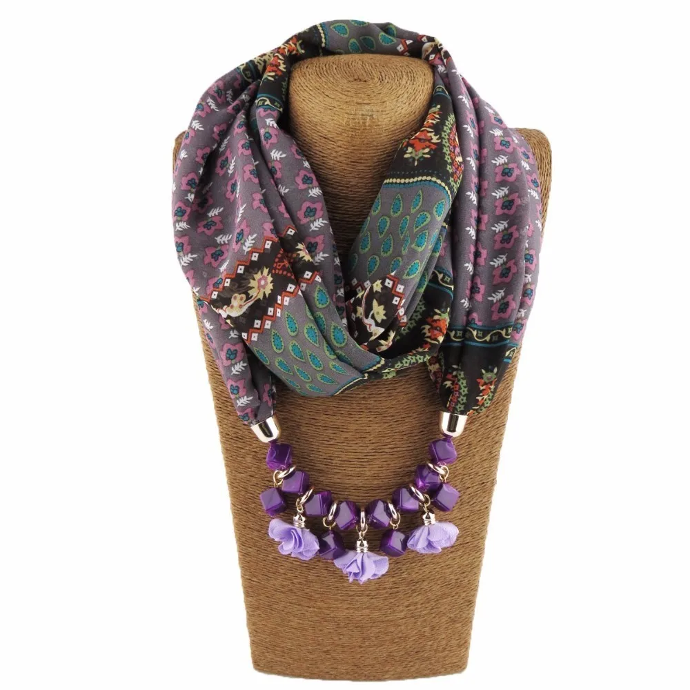 5 видов стилей новинка геометрические бусы ожерелья с цветочным принтом обруч из