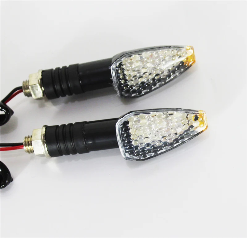 motorcycle motorbike LED Turn light turn signal lamp moto clignotant direction indicator blinker triangle for Yamaha 12V |