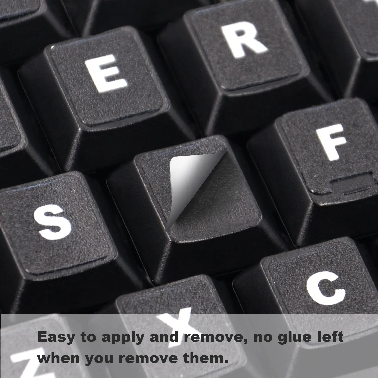 2 шт. универсальные наклейки на клавиатуру английском языке для обложки