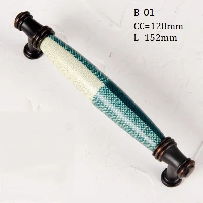 B-01-12mm 2 шт./лот североевропейская керамическая Мебельная ручка, дверь для ящика шкафа, ручка - Цвет: B-01-12mm