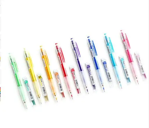 8Color Pencil n lead 8 цветов Набор пилотов HCR-197 цвет Eno механический карандаш с 8 цветами Набор карандашей-0,7 мм - Цвет: 8Color Pencil n lead
