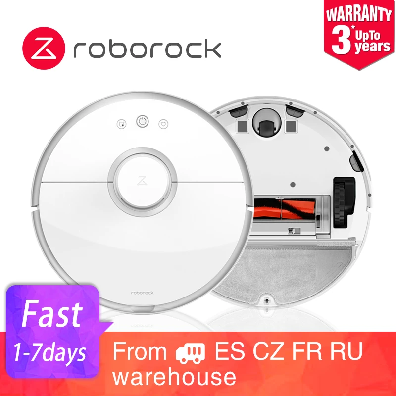 XIAOMI roborock s50 s55 xiaomi mi mijia робот-пылесос 2 робота-пылесоса для влажной уборки роботы xiaomi roborock для дома Автоматическая подметание пыли Стерилизация APP Smart Planned Wash Mopping