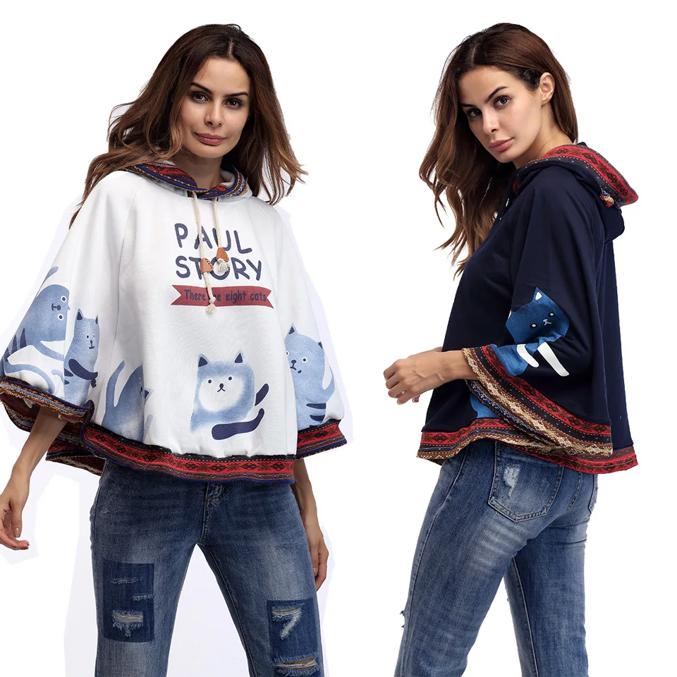 Женское флисовое пончо с капюшоном и рукавом летучая мышь|hoodie fleece|women hoodiesfleece cape |
