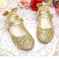 2022 gold children girls casual shoes childrens flats princess glitter shoes kids girls leather shoes wedding party shoes