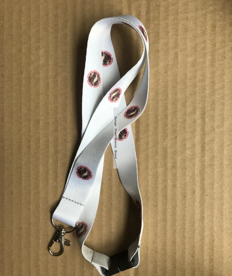 100 шт. рекламный деловой подарок полиэстеровый шейный шнурок с логотипом