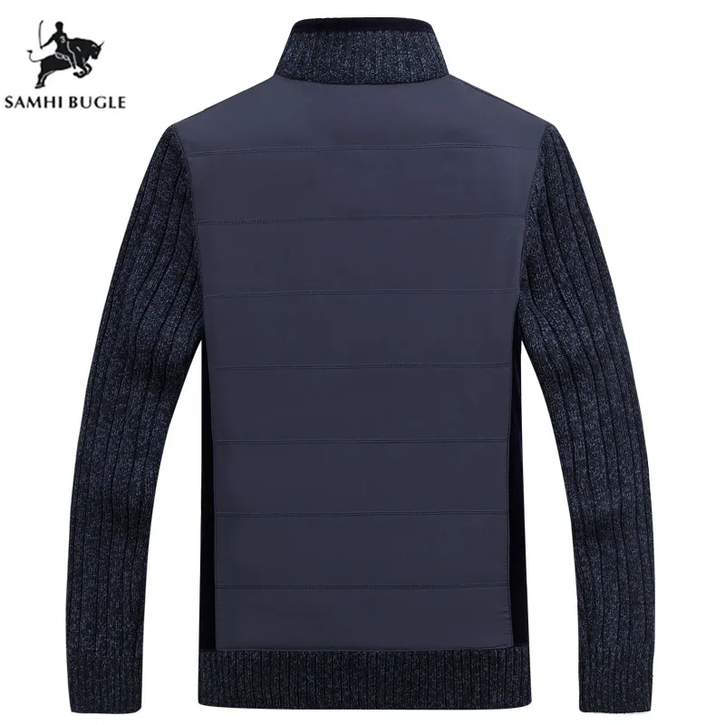 Зимний теплый свитер для мужчин 2020 мужской толстый кардиган брендовая одежда