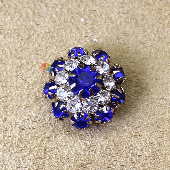 5pcs Round Metal Sew on rhinestone buttons DIY Browband Hair Accessories Wedding invitations decoration Crystal Centerpieces | Дом и сад