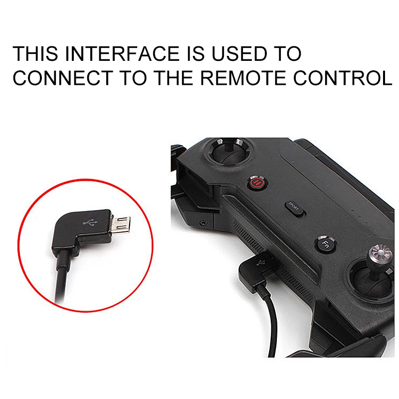 Кабель для передачи данных для DJI Spark/MAVIC Pro/Mavic 2 с воздушным Управлением Micro USB для освещения/type C/Micro USB линия для IPhone для колодки для xiaomi