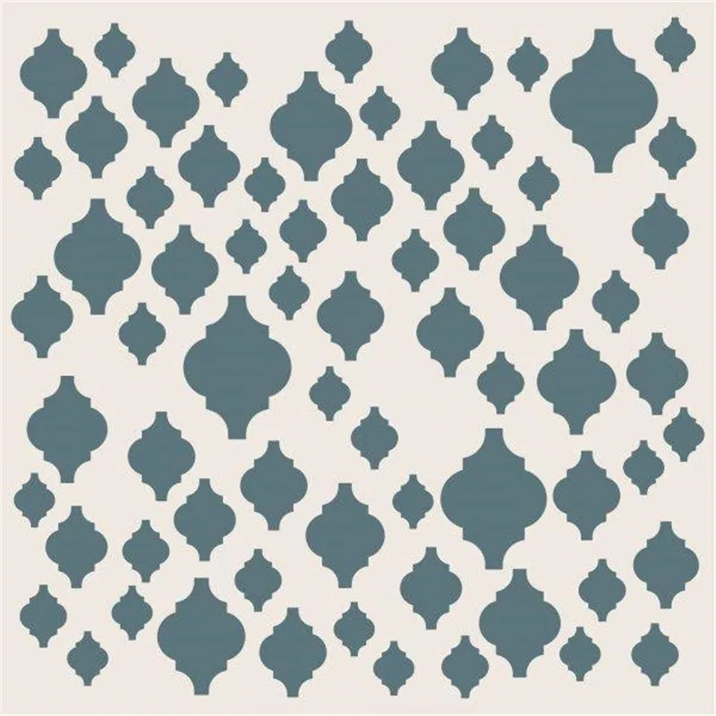 Трафарет для марокканской плитки 8*8 дюймов рукоделия скрапбукинга изготовление