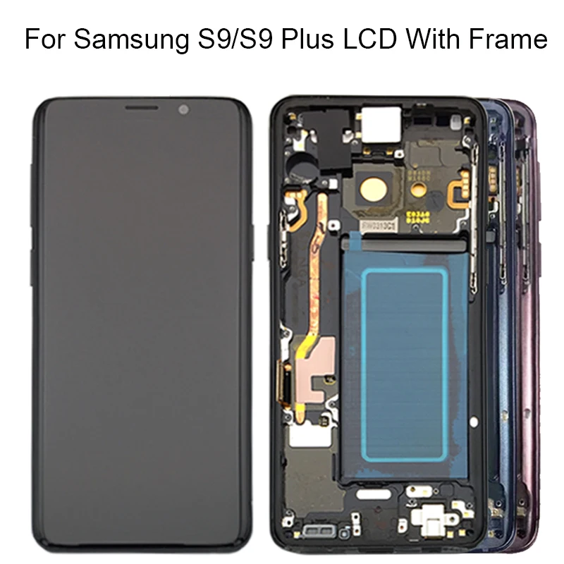 ЖК дисплей AMOLED для SAMSUNG Galaxy S9 с сенсорным экраном и дигитайзером в сборе Samsung Plus G965