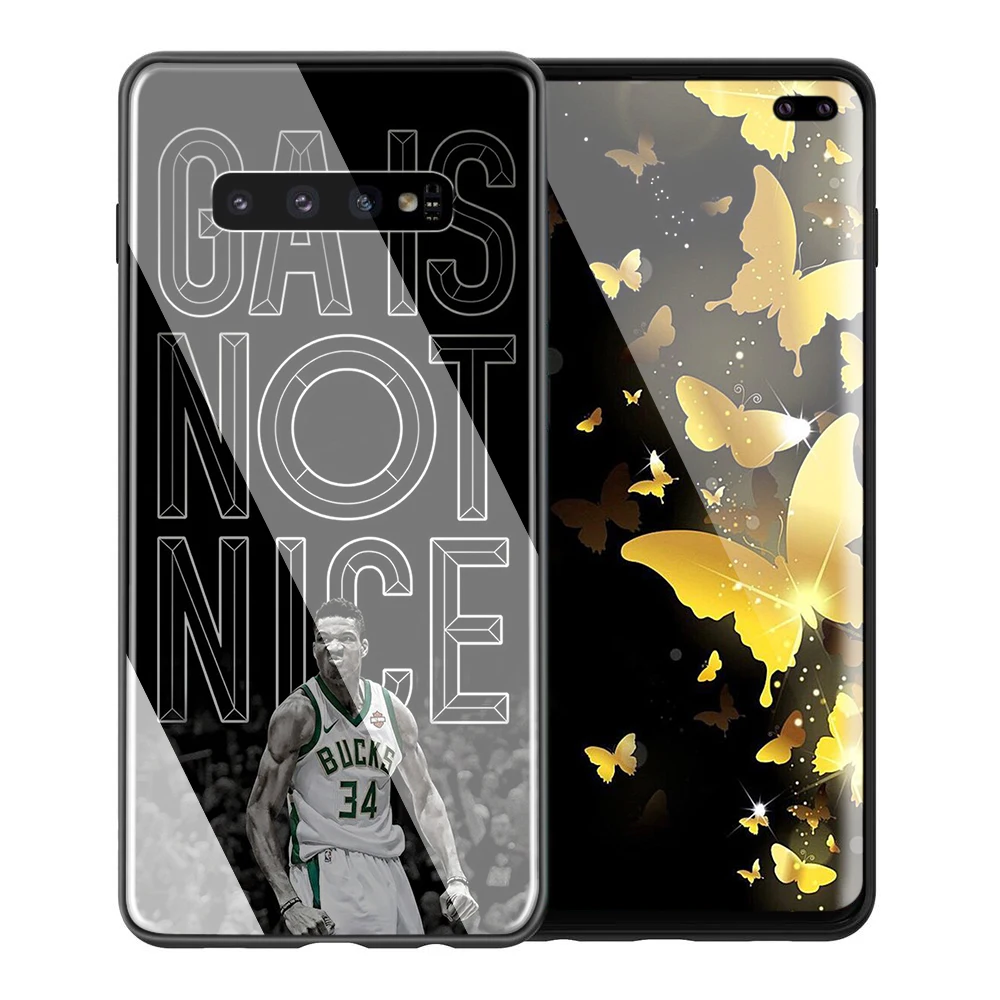 TG3 Lavaza Antetokounmpo ИС «Томас и его Стекло чехол из термопластичного полиуретана для Samsung Note 8 9 S7 S8 S9 S10 A10 A20 A30 A40 A50 A60 A70 Edge Plus - Цвет: TG3