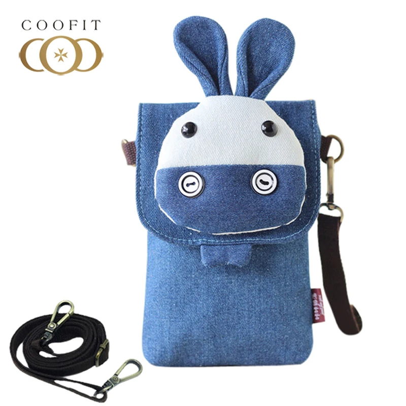 

Сумка через плечо Coofit женская, 6-дюймовая, с изображением Ослика