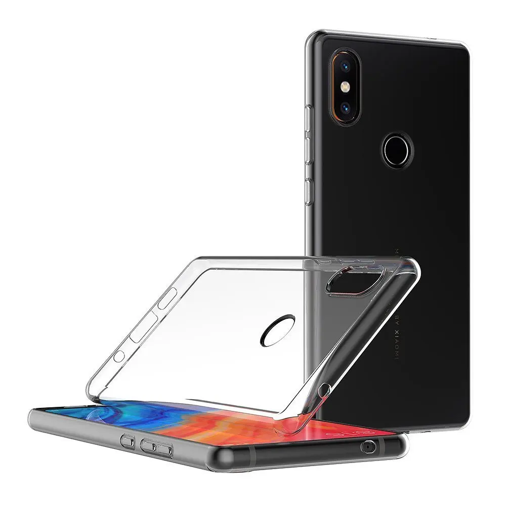 Чехол для телефона Xiaomi Mi Mix 2S 5 99 дюйма ультра тонкий мягкий Силиконовый ТПУ