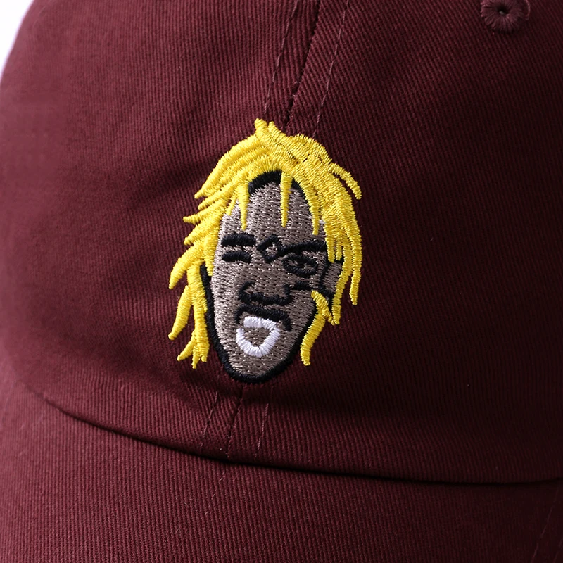 Прямая поставка Кепка в стиле хип хоп с человеческой головой для дредов Мужская